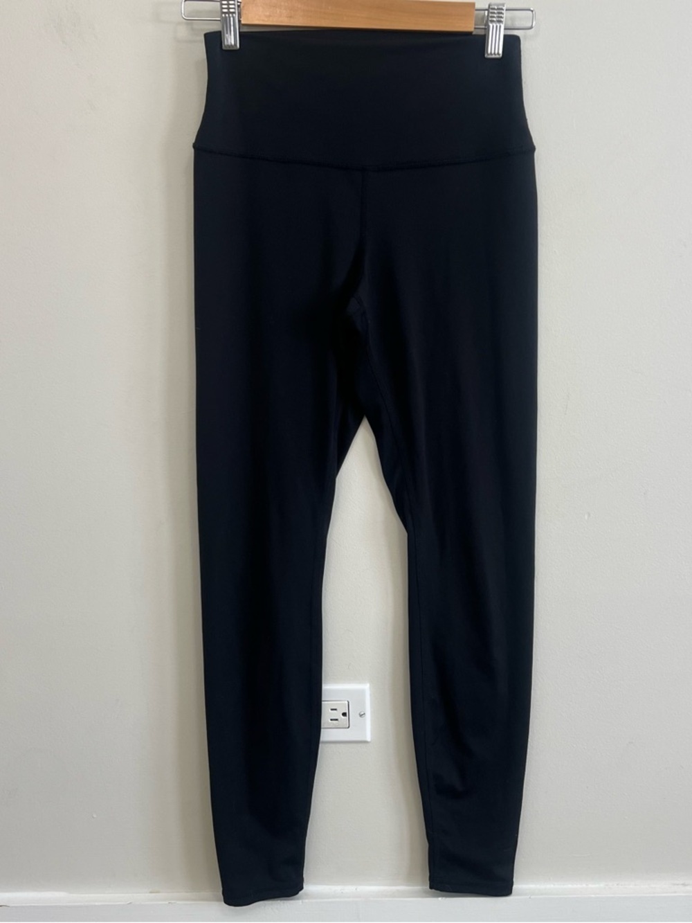 Quine Black High-Waist Active Leggings Lounge Athleisure Everyday Gym Yoga